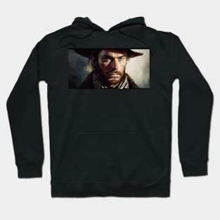 Portrait of a cowboy Hoodie